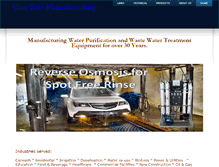Tablet Screenshot of con-servwater.com